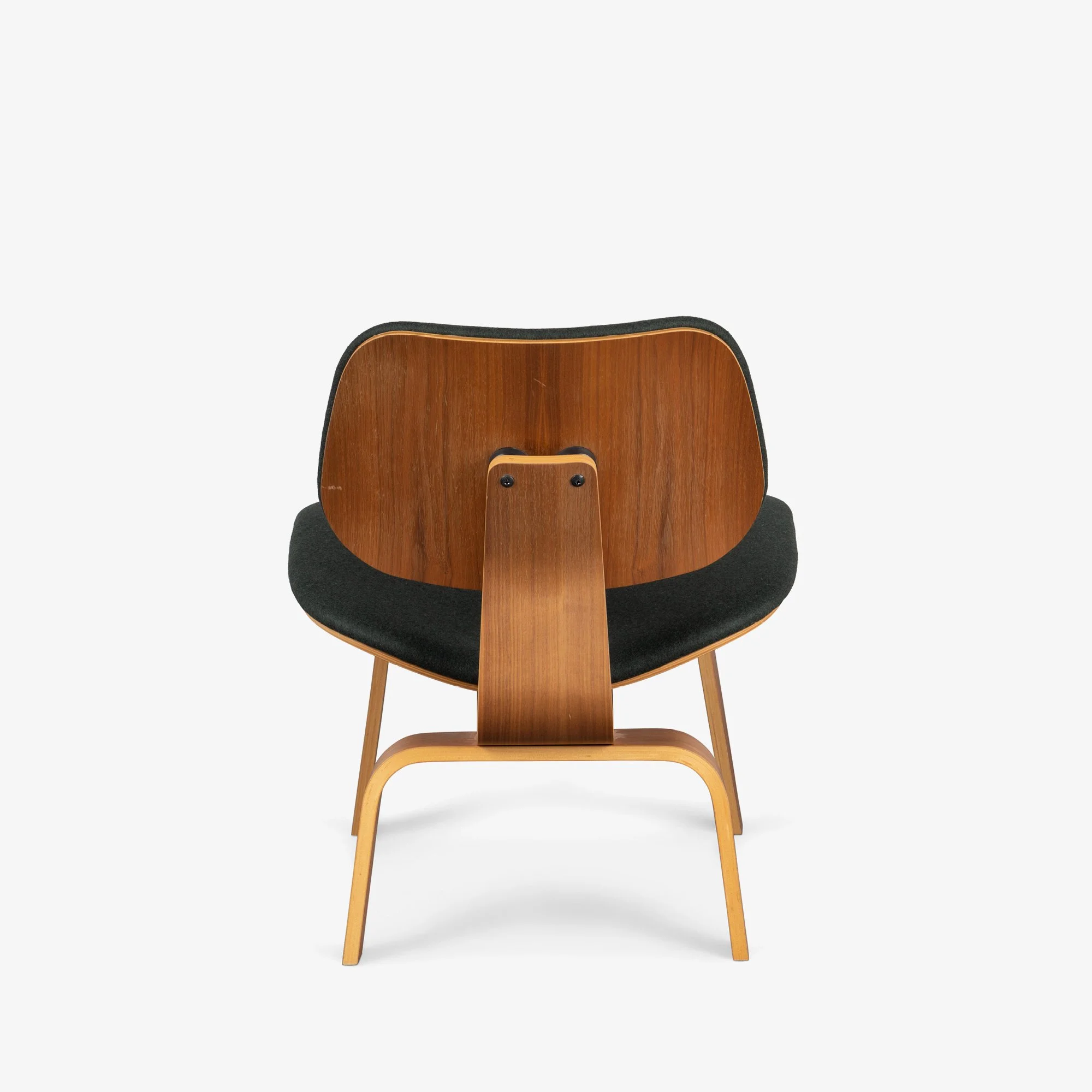 Eames Herman Miller LCW Upholstered Plywood Lounge Chairs in